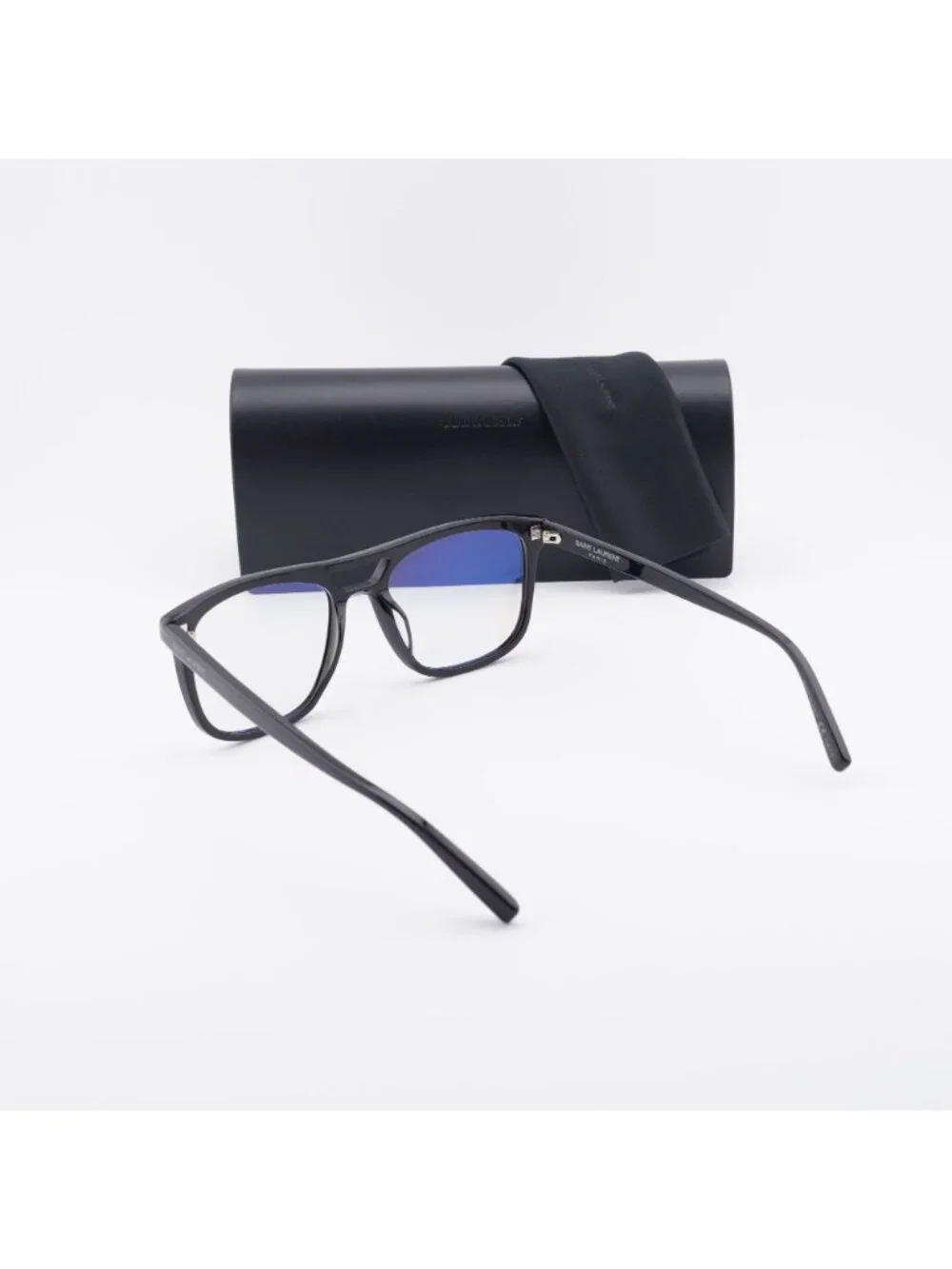Saint Laurent SL455 005 Square Sunglasses - Black / Grey Photochromic